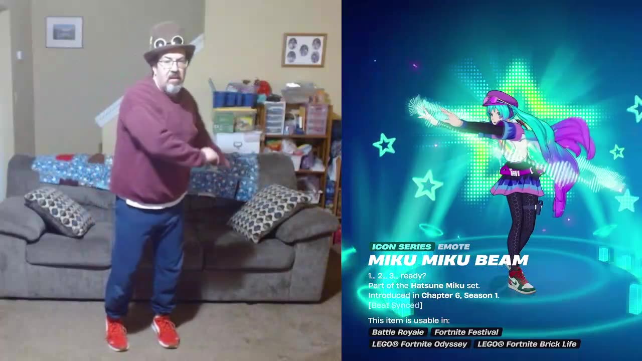 FFG Dance Fortnite Emotes Recording Session 20250222