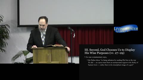 “The Wisdom of God’s Choices” (1 Cor. 1:26–31)