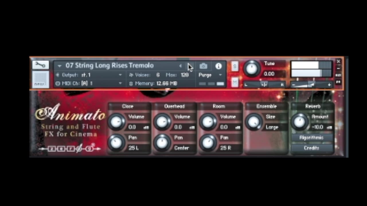 Zero-G Animato Kontakt Sample Library collection by Zero G Strings Demo