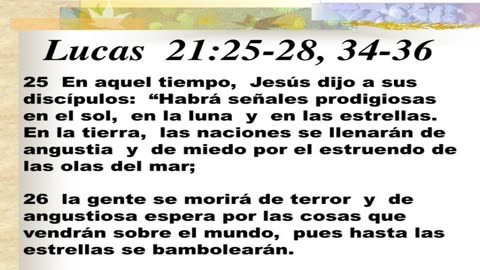 La venida del Hijo del Hombre_ Lucas 21 : 25 al 38_ Devocional