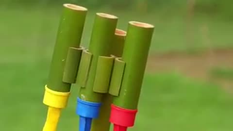 DIY Bamboo Creations with new Three Clour Balloone Slingshots #Bamboo #Bambooart