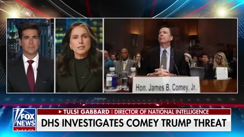 Comey belongs in jail, DNI Tulsi Gabbard says