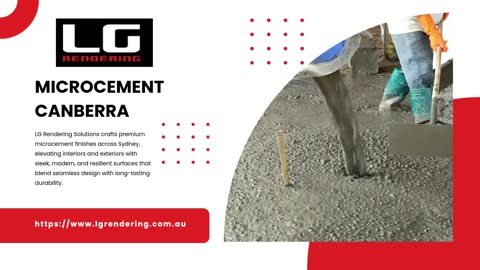 Fluid Surfaces, Lasting Strength: Redefining Spaces with Microcement in Canberra