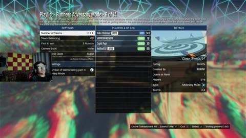 GTA Minigames with Facecam Twitch VOD