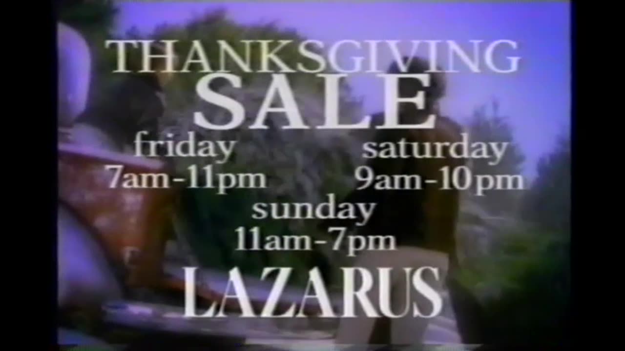 November 27, 1997 - After Thanksgiving Sales at Meijer and Lazarus