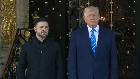 POTUS welcomes Ukraine's Volodymyr Zelensky to Mar-a-Lago