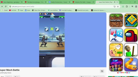 Super Mech Battle - gameplay Online Fighting game Sci-fi Turn based Futuristic Robotic