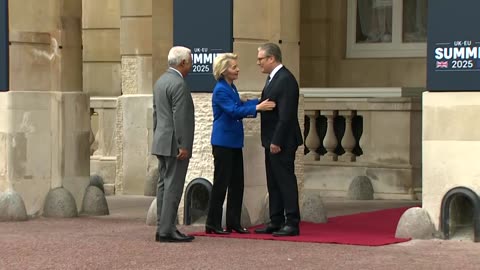 Starmer, EU leaders arrive for UK-EU summit to reset ties