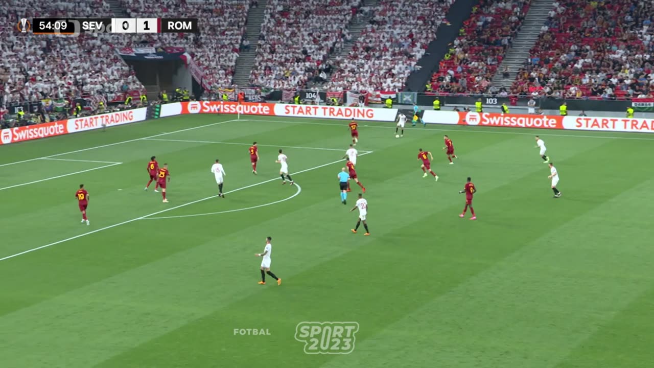 Finále Evropské ligy 2023 - FC Sevilla vs AS Řím