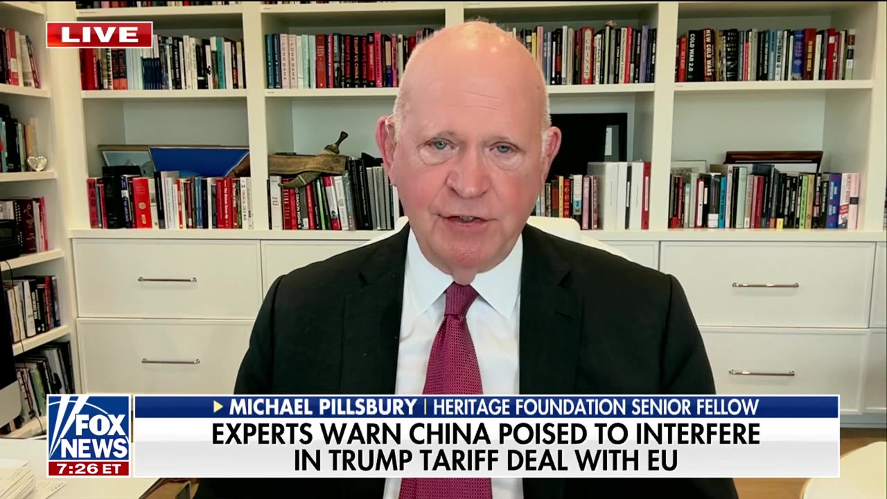 Expert warns China poised to interfere in Trump tariff deal with EU