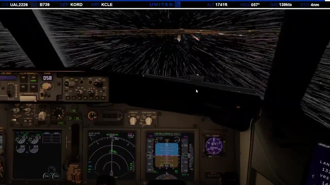 Landing in Cleveland (KCLE)