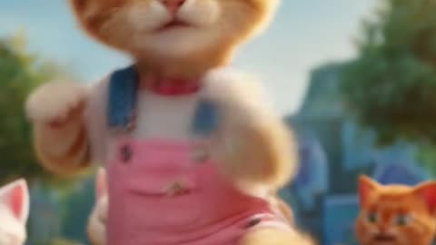 Cutest Dancing Kitty Ever! 🐱✨ Part 1 | #viral #cat #shorts #animals #ai #dance #kitty #catshorts