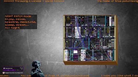 🌙 Night Patch mode - 💤 All night 😴 - VCV Rack Ambient Music 🙏 Meditative Sound 🕉 For Inner Peace ☮