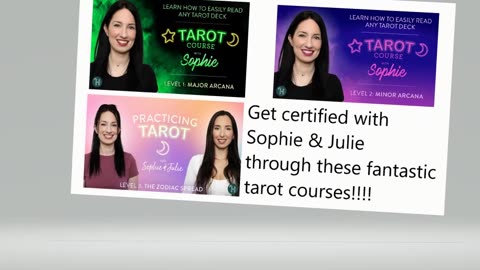 Get certified in Tarot with @Sophie Maison Jupiter & @Julie Maison Jupiter