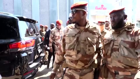 Doumbouya expected to win Guinea vote four years after coup