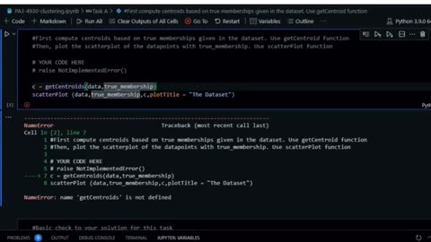 Student Work(Assignment)| PA3-4930 – Clustering Algorithms Data Science Programming Assignment | UCF
