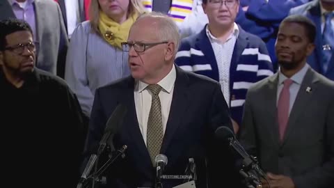 Tim Walz rails against ICE raids in MN by accusing the Trump admin of “WHITE SUPREMACY!"