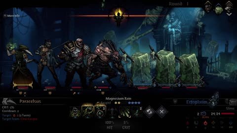 (Darkest Dungeon 2) Grandslam 3, Act 4, 4/6, The Catacombs, (Shroud Addiction arc)