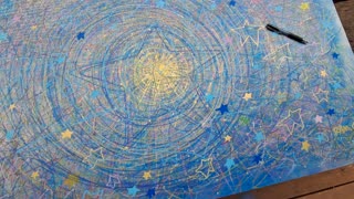 NU RAM RAM MANTRA LOTUS DRAWING - RAAMMMMMMMMM...