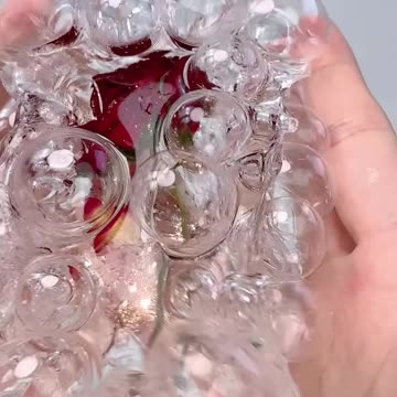 FUFUSQUISHY ASMR 🥀❄️ | Frozen Rose Satisfying Sounds #Shorts