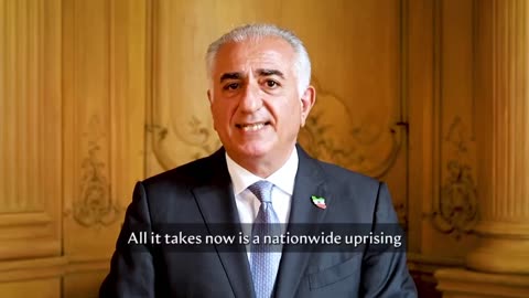 Iranian Crown Prince gives a speech to the nation of Iran (Read Description)