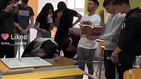 he is died at school (sad moments)