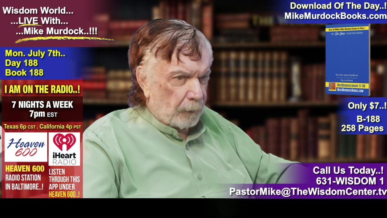 Re-Air: Wisdom World With Mike Murdock..!!!