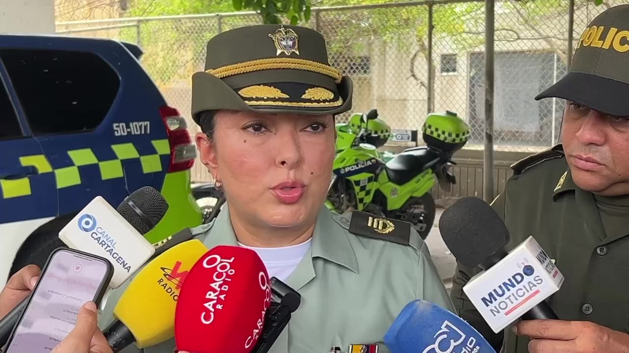 Policía sobre capturados del Clan del Golfo en Cartagena