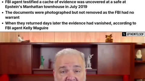 EPSTEIN'S BLACKMAIL tapes that would bring down the entire system