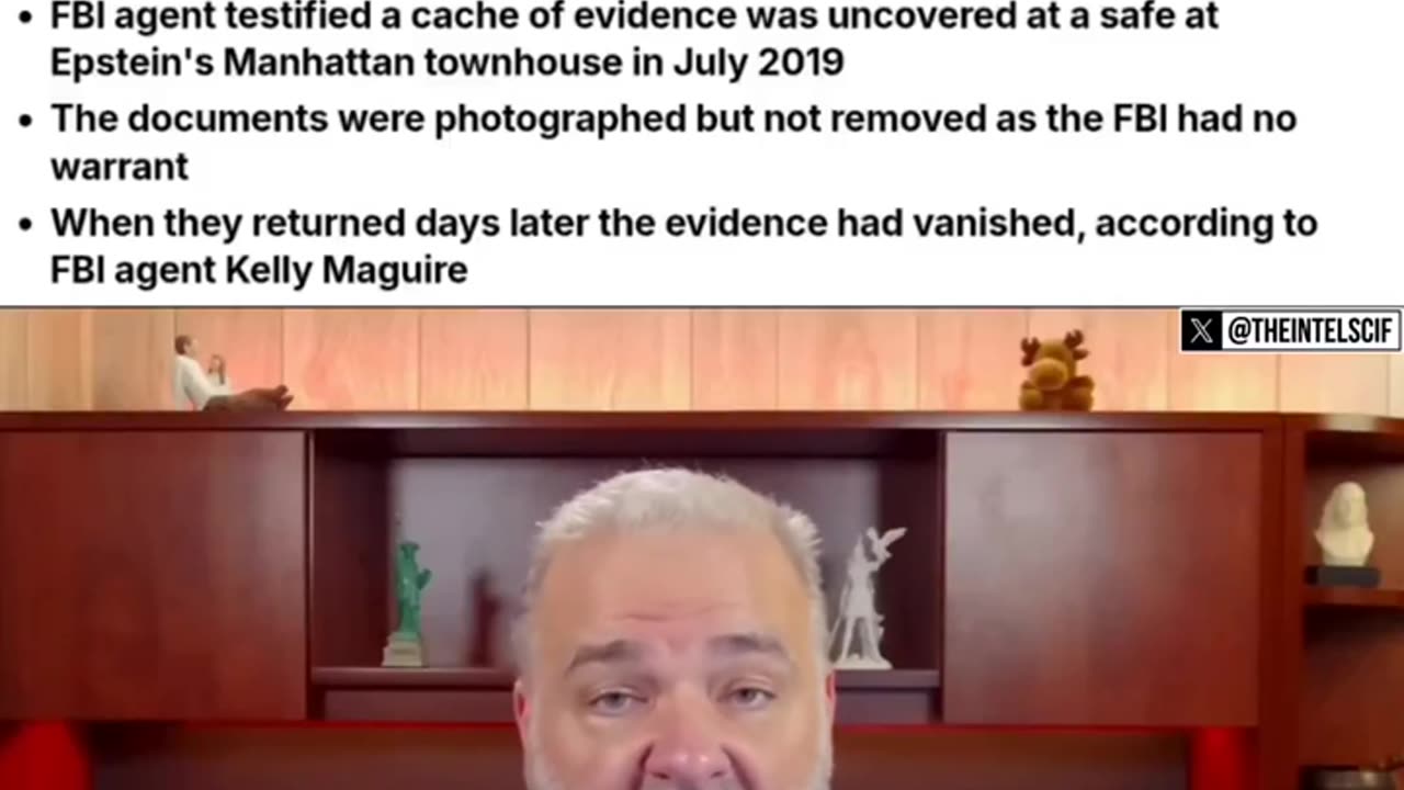 EPSTEIN'S BLACKMAIL tapes that would bring down the entire system