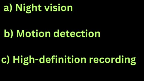 Which Camera Feature Sends Alerts?