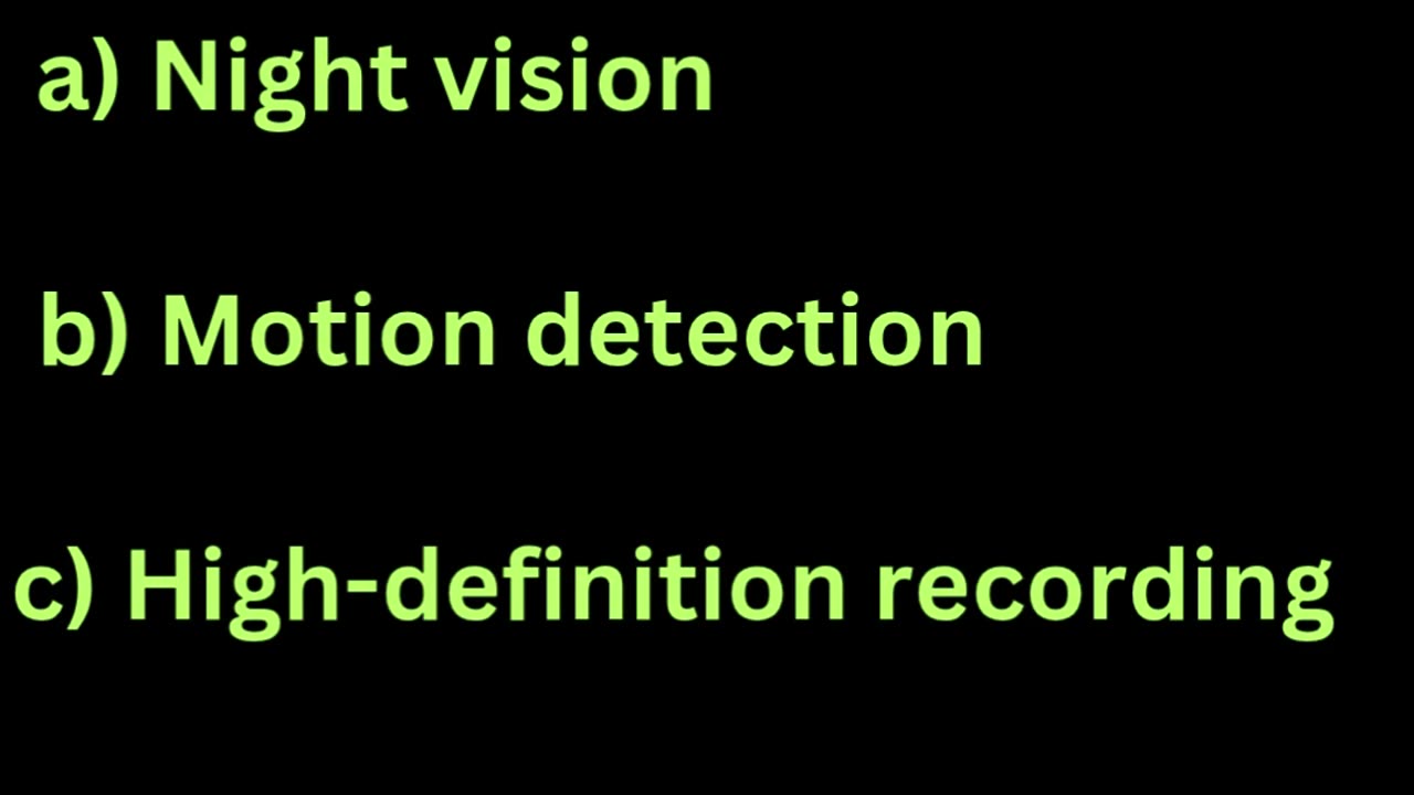 Which Camera Feature Sends Alerts?