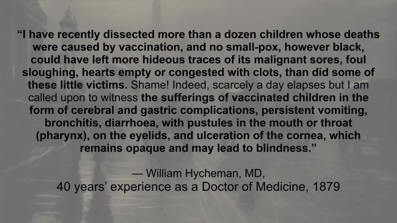 Quotes from the 1800’s that reveal the real history of vaccination