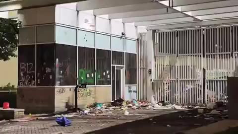 This is happening in Portland Oregon at an ICE location
