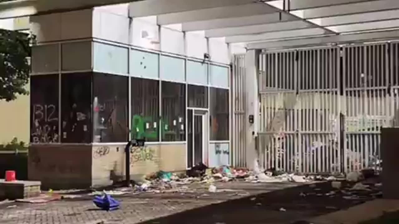 This is happening in Portland Oregon at an ICE location