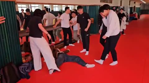 고등학교 유도부 졸업식