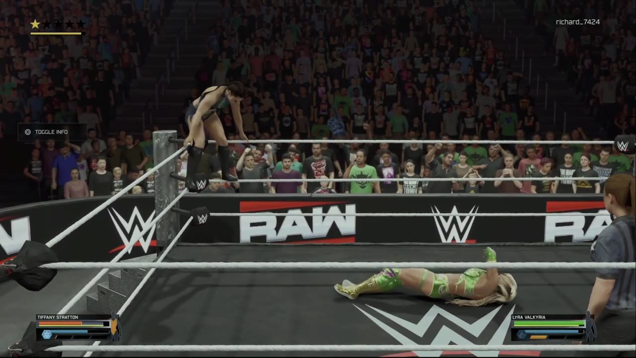 wwe 2k25 278 universe Tiffany Stratton VS Lyra Valkyria
