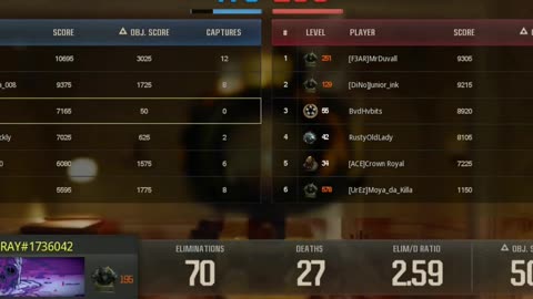 PREVIEW: [70 - 27] MATCH - OWNING XIM USER ACE - CALL OF DUTY: BLACK OPS 6 - PLAYSTATION 4 GAME PLAY