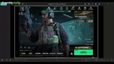 Grinding for #1 in Delta Force Moile LIVE