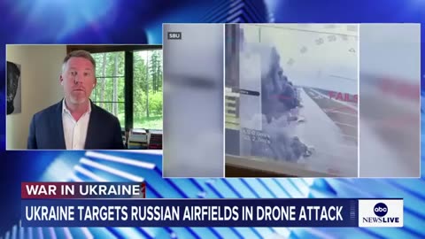 Ukraine strikes back, attacking Russian airfields