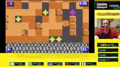 Crystal Mines II Buried Treasure Atari Lynx Gameplay
