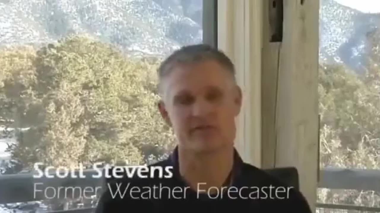 Meteorologist Scott Stevens Tells Us Chemtrails Are Designed To Manipulate Weather