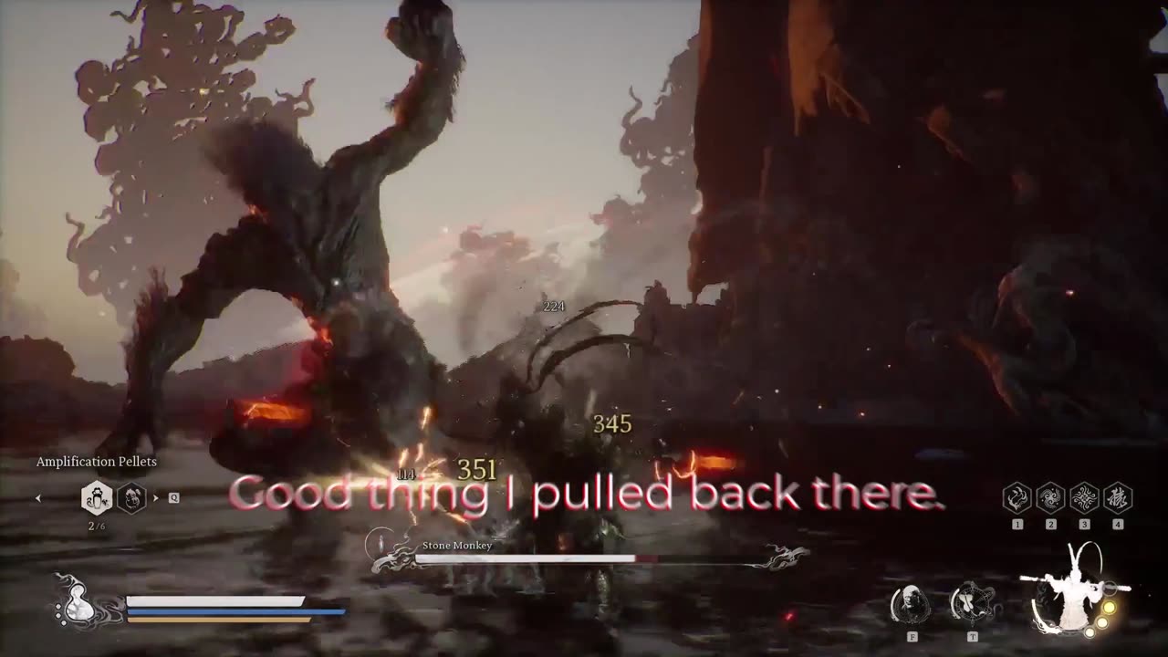 Wait, isn't this the monkey form we use to fight Erlang with? (Boss Fight - Stone Monkey).