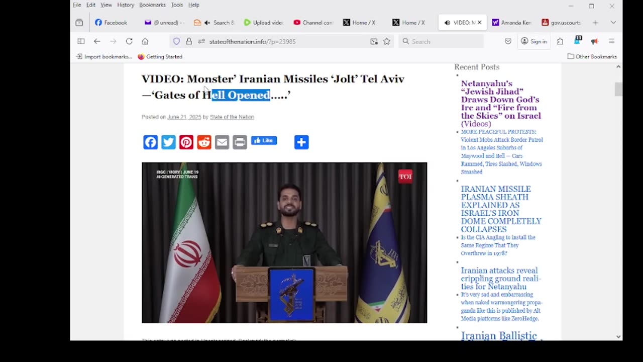 Monster’ Iranian Missiles ‘Jolt’ Tel Aviv—‘Gates of Hell Opened