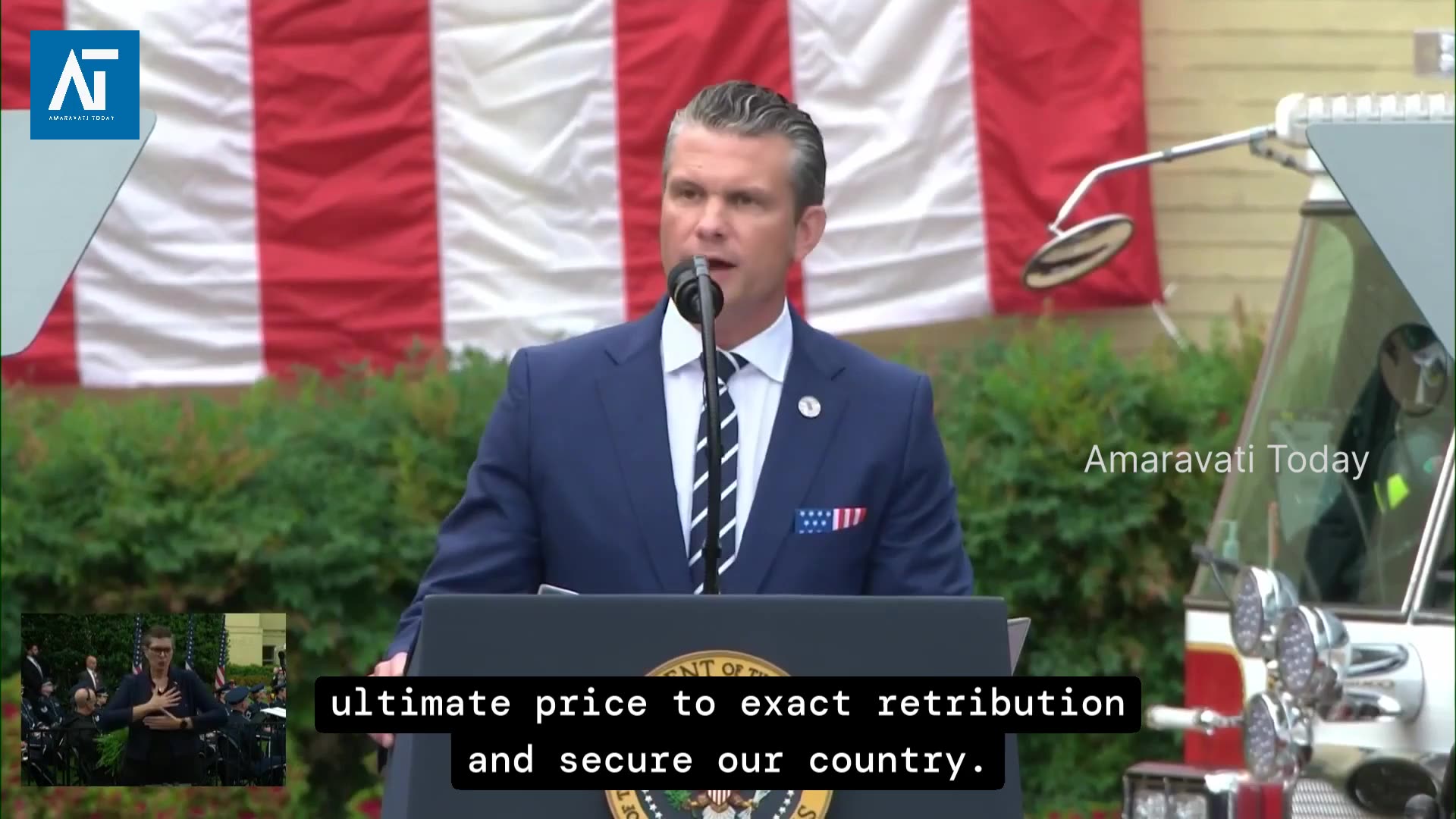 Trump & Melania at 9/11 Pentagon Memorial | Medal for Charlie Kirk | USA | Amaravati Today