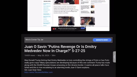 Nino & Juan O'Savin - Putin's Revenge Or is Dmitry Medvedev Now In Charge!