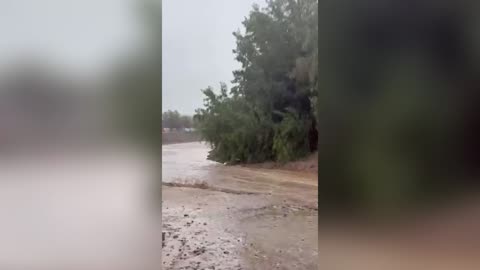 Lluvias activan quebrada en Andacollo