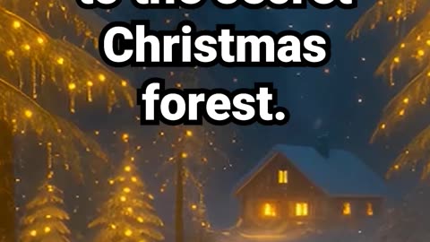 This is your official invitation to the secret Christmas forest! #christmascarols #relaxingplaylist