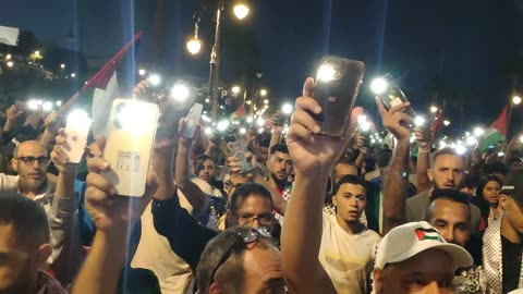 مسيرة شعبية بطنجة دعما لأسطول الصمود إستنكارا لإستمرار تجويع وحصار غزة 14 09 2025 قولو للمجرم