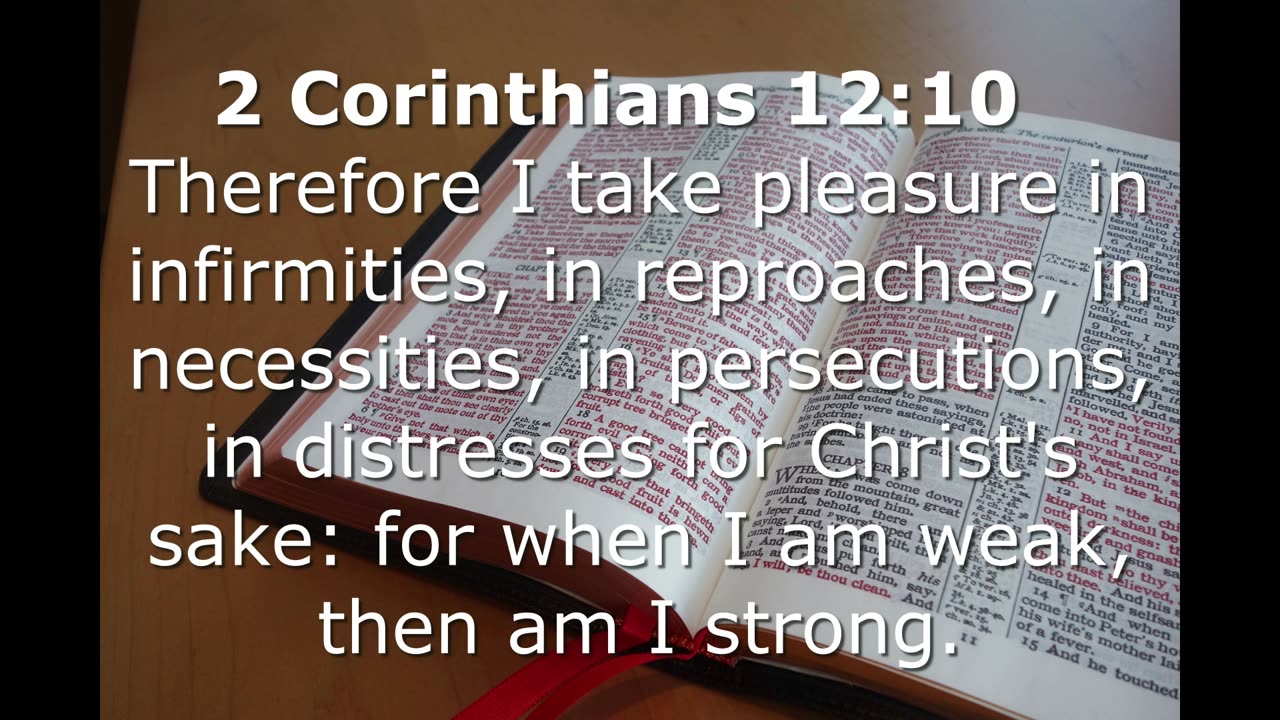 2 Corinthians 12:1-10 Sunday School Lesson